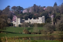 The castle across lake