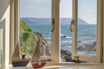 Fish Sheds- view from bedroom window