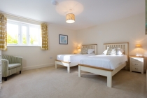 Percuil View - twin bed for property page